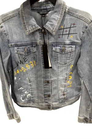 Women's Denim Jacket In Light Blue