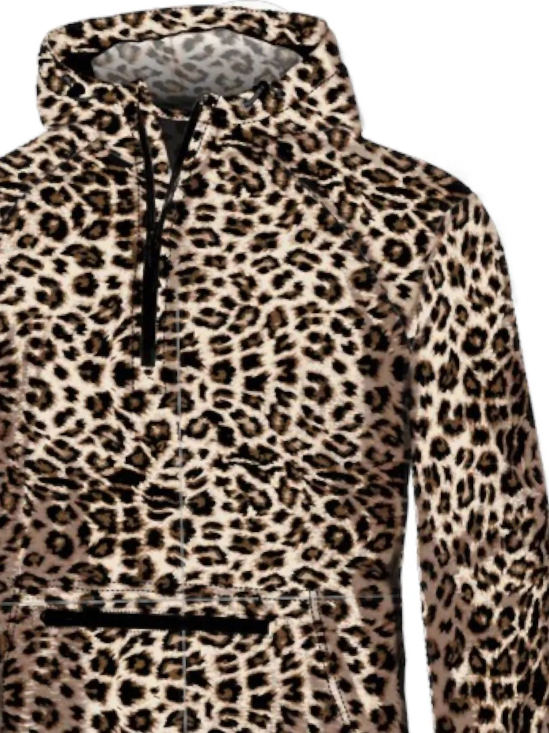 Women's Falling In Love Wind Breaker Jacket In Leopard