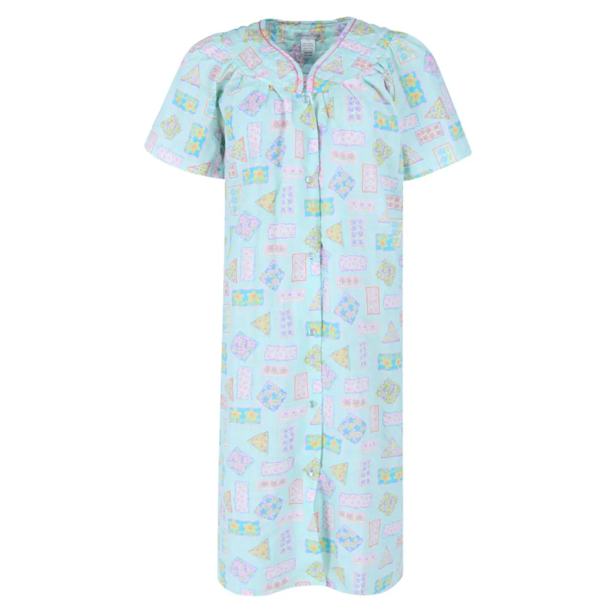 Women's Floral Snap Front Duster Gown
