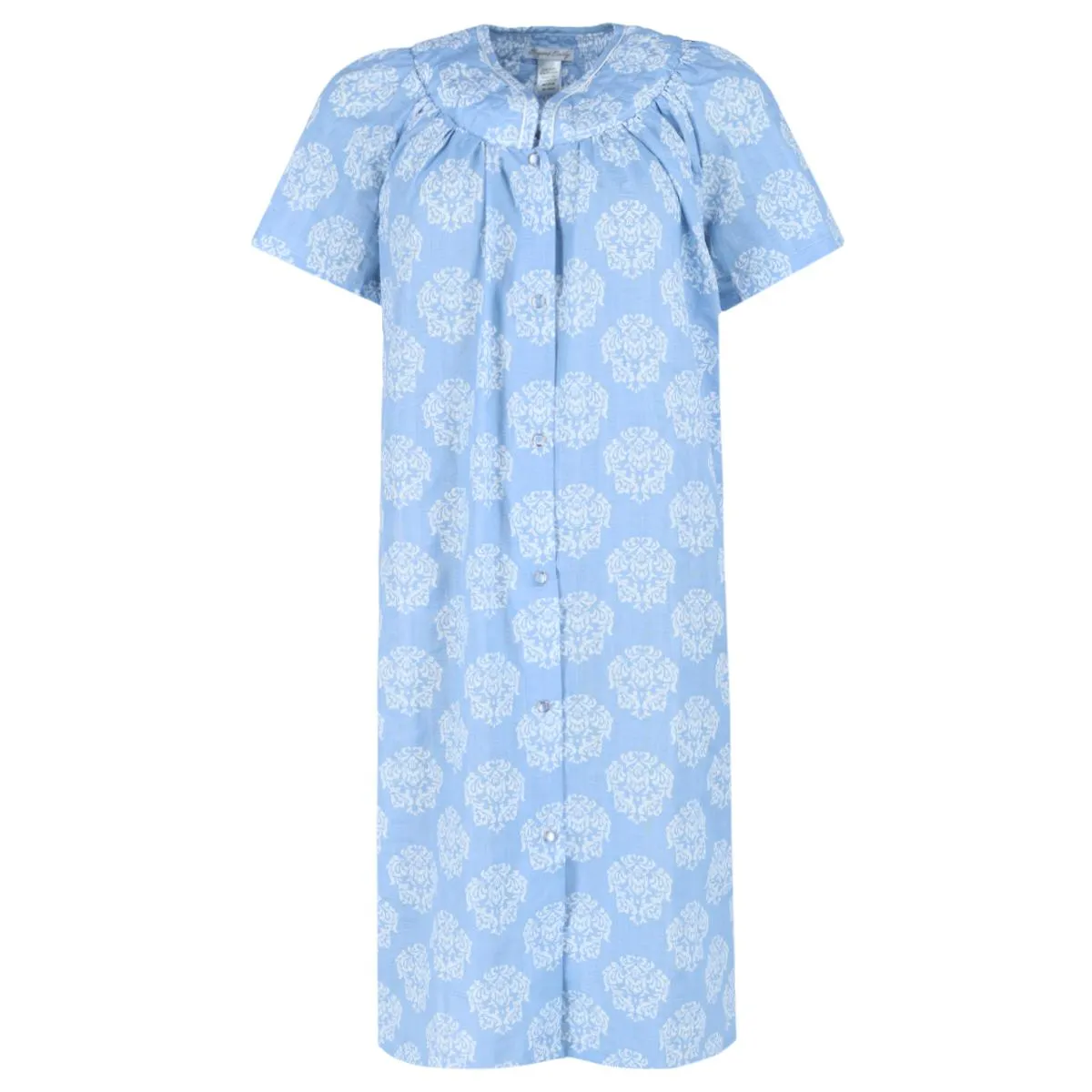 Women's Floral Snap Front Duster Gown