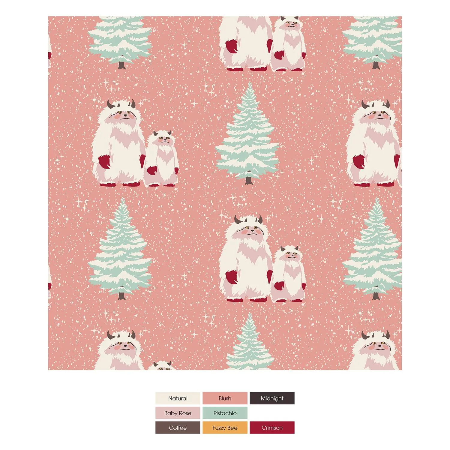 Women's Long Sleeve Tee & Pajama Pants Set In Blush Yeti