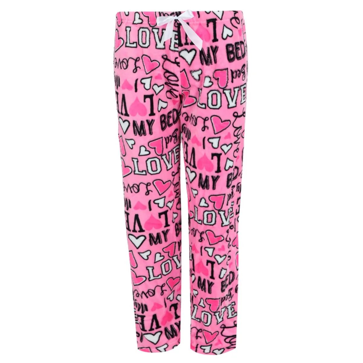 Women's Love My Bed Pajama Set with Makeup Bag