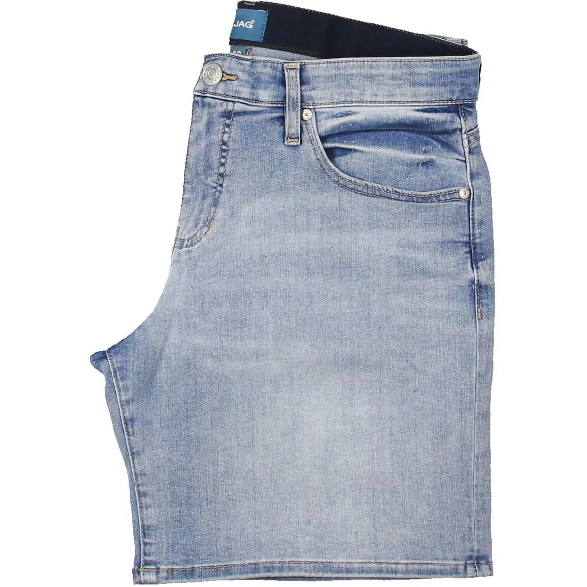 Womens Mid-Rise Boyfriend Denim Shorts