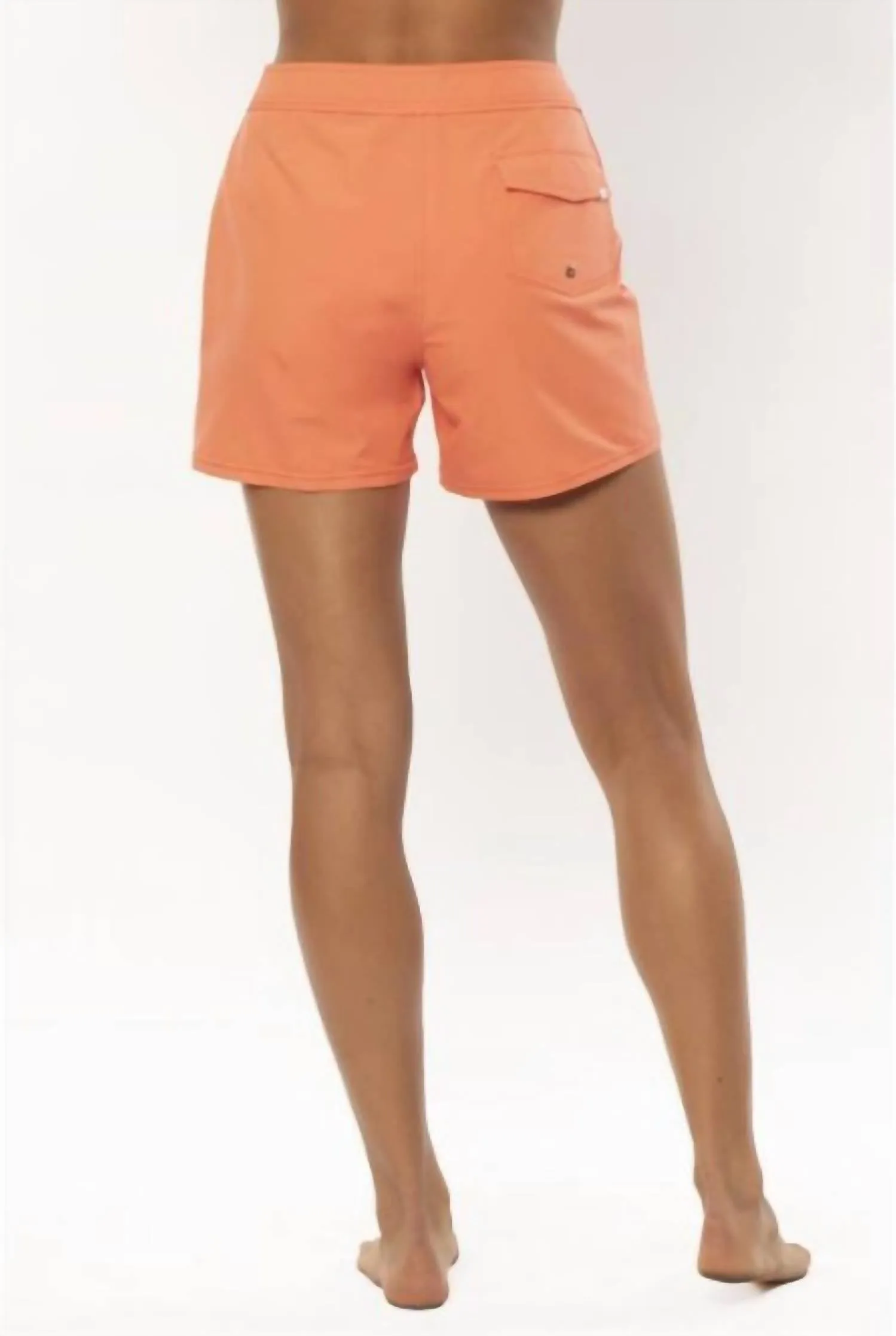Womens Ocean Air Boardshort 5" In Vibrant Coral