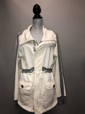 Women's Ribbed Cozy Jacket In Cream
