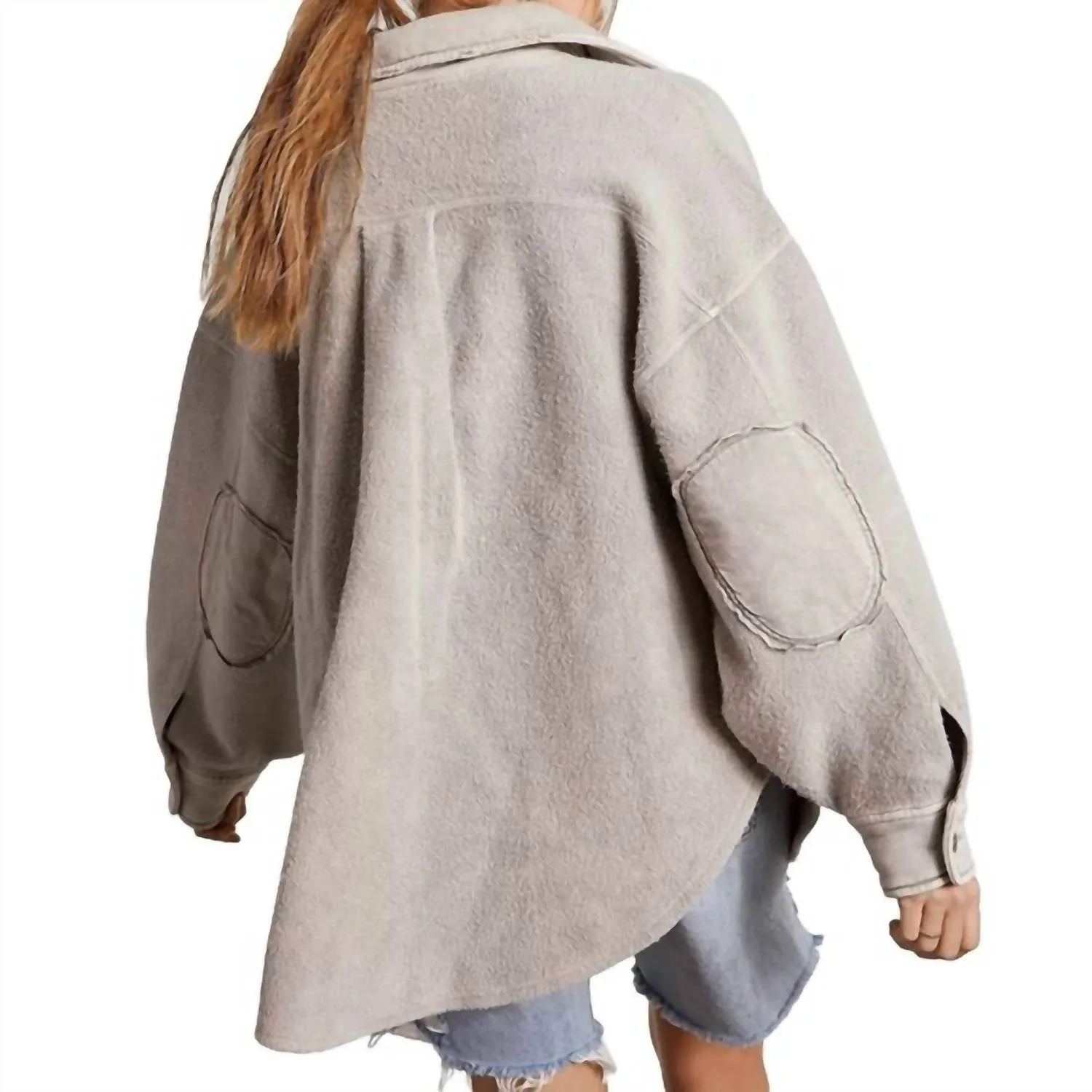 Women's Ruby Jacket In Stone, Grey, Off White