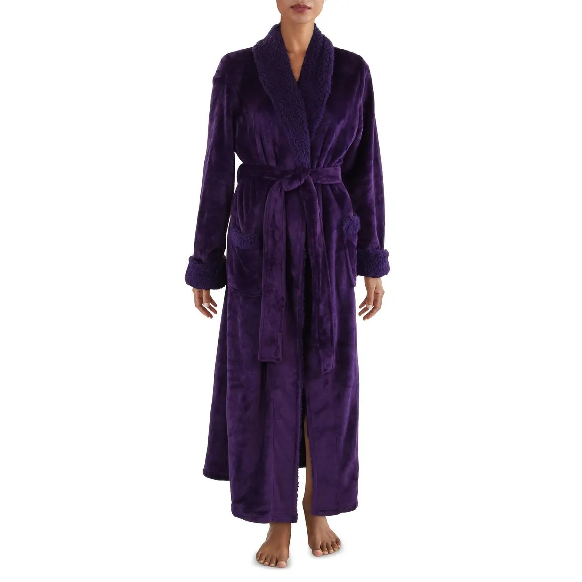 Womens Sherpa Comfy Robe