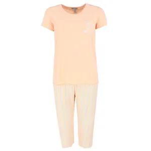 Women's Stay Palm Short Sleeve Capri Set
