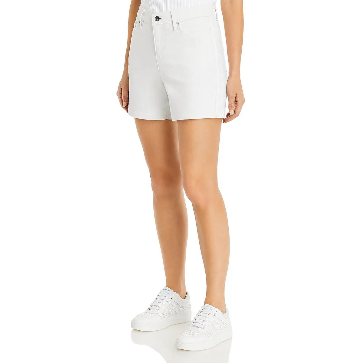 Womens Stretch Logo Casual Shorts