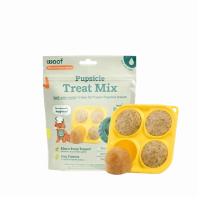 Woof Pupsicle Treat Mix for Dogs - Bacon & Cheese Recipe - 5.5oz Bag stainless steel bowl,metal pet feeder,steel water dish