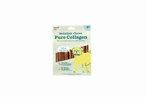 Woof Pure Collagen BullySafe 6" Chews for Dogs 10pk pet id tag,personalized dog tag,engraved cat id