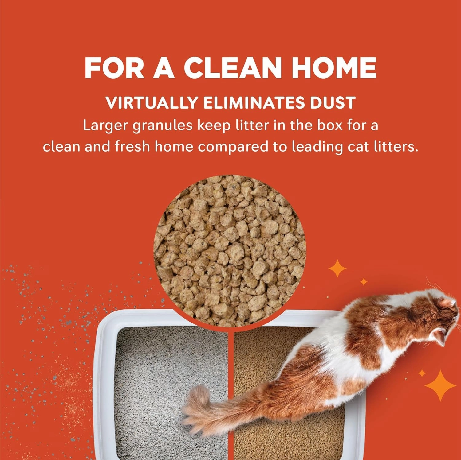 WORLD'S BEST Low Tracking & Dust Control Clumping Cat Litter, 28lb