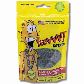 Yeowww! Catnip For Cats 2oz cat snacks catnip treats healthy cat food cat reward treats low calorie cat food
