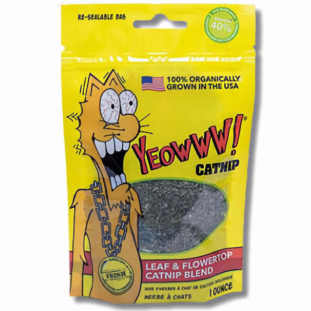 Yeowww! Catnip For Cats 2oz cat snacks catnip treats healthy cat food cat reward treats low calorie cat food