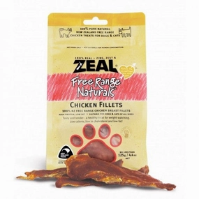 Zeal Dried Chicken Fillet meat dog treat,healthy dog snack,jerky for dogs