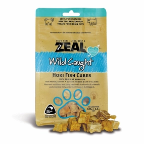 Zeal Hoki Fish Cubes meat dog treat,healthy dog snack,jerky for dogs