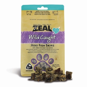 Zeal Hoki Fish Skin meat dog treat,healthy dog snack,jerky for dogs