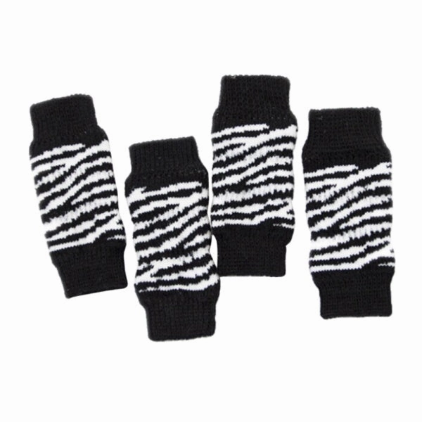 Zebra Dog Leg Warmers english tack set,horse saddle gear,equestrian supplies