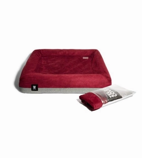 Zee.Dog Dog Bed Cover (Burgundy) orthopedic dog bed,large dog bed,washable dog bed