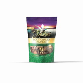 Zignature Dog Treats Grain-Free Duck Formula 12oz Bag dog biscuit treats,crunchy dog snacks,dog cookies