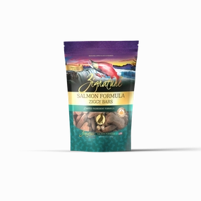 Zignature Dog Treats Grain-Free Salmon Formula 12oz Bag dog biscuit treats,crunchy dog snacks,dog cookies