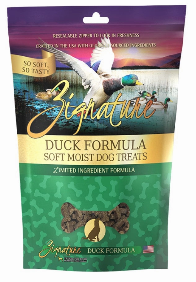 Zignature Dog Treats Grain-Free Soft Moist Duck Formula 3oz Bag barn supply,horse stable organizer,poultry waterer