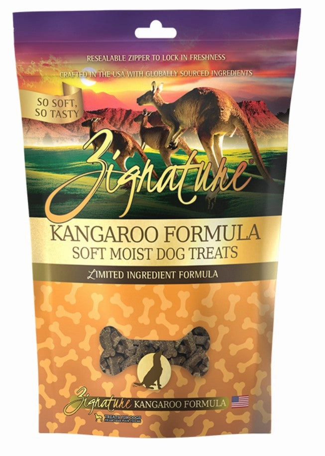 Zignature Dog Treats Grain-Free Soft Moist Kangaroo Formula 3oz Bag barn supply,horse stable organizer,poultry waterer