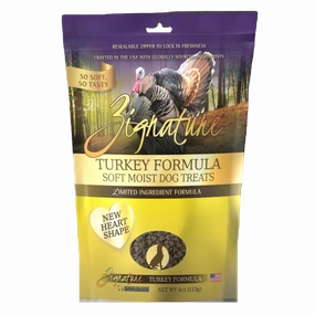 Zignature Dog Treats Grain-Free Soft Moist Turkey Formula 4oz Bag (New Heart Shape) barn supply,horse stable organizer,poultry waterer