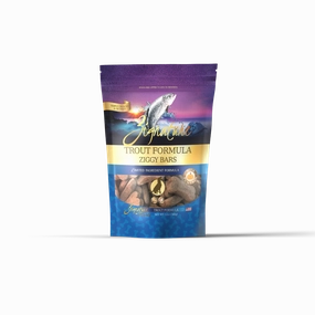 Zignature Dog Treats Grain-Free Trout Formula 12oz Bag dog biscuit treats,crunchy dog snacks,dog cookies