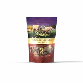 Zignature Dog Treats Grain-Free Venison Formula 12oz Bag dog biscuit treats,crunchy dog snacks,dog cookies