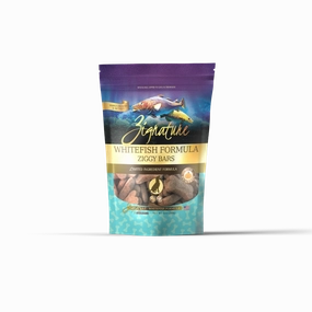 Zignature Dog Treats Grain-Free Whitefish Formula 12oz Bag dog biscuit treats,crunchy dog snacks,dog cookies