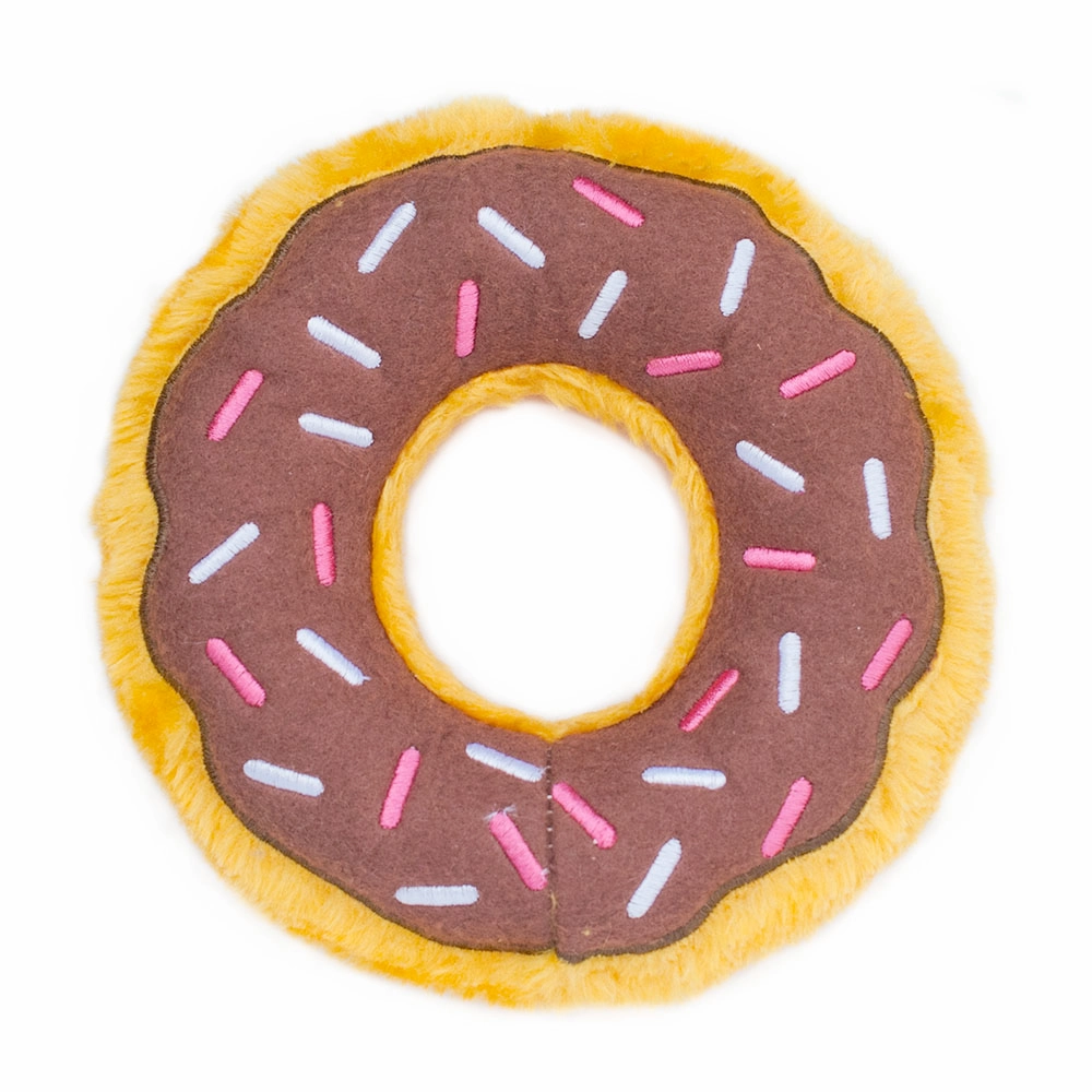 Zippy Squeaky Dog Toy, Donutz 4-piece Gift Box