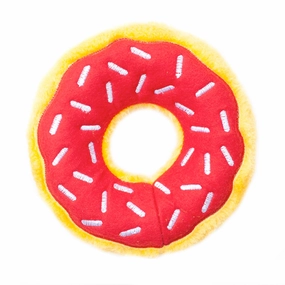 Zippy Squeaky Dog Toy, Donutz Cherry wet cat food,canned cat food,gravy cat food