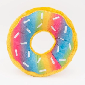 Zippy Squeaky Dog Toy, Donutz Rainbow Jumbo wet cat food,canned cat food,gravy cat food