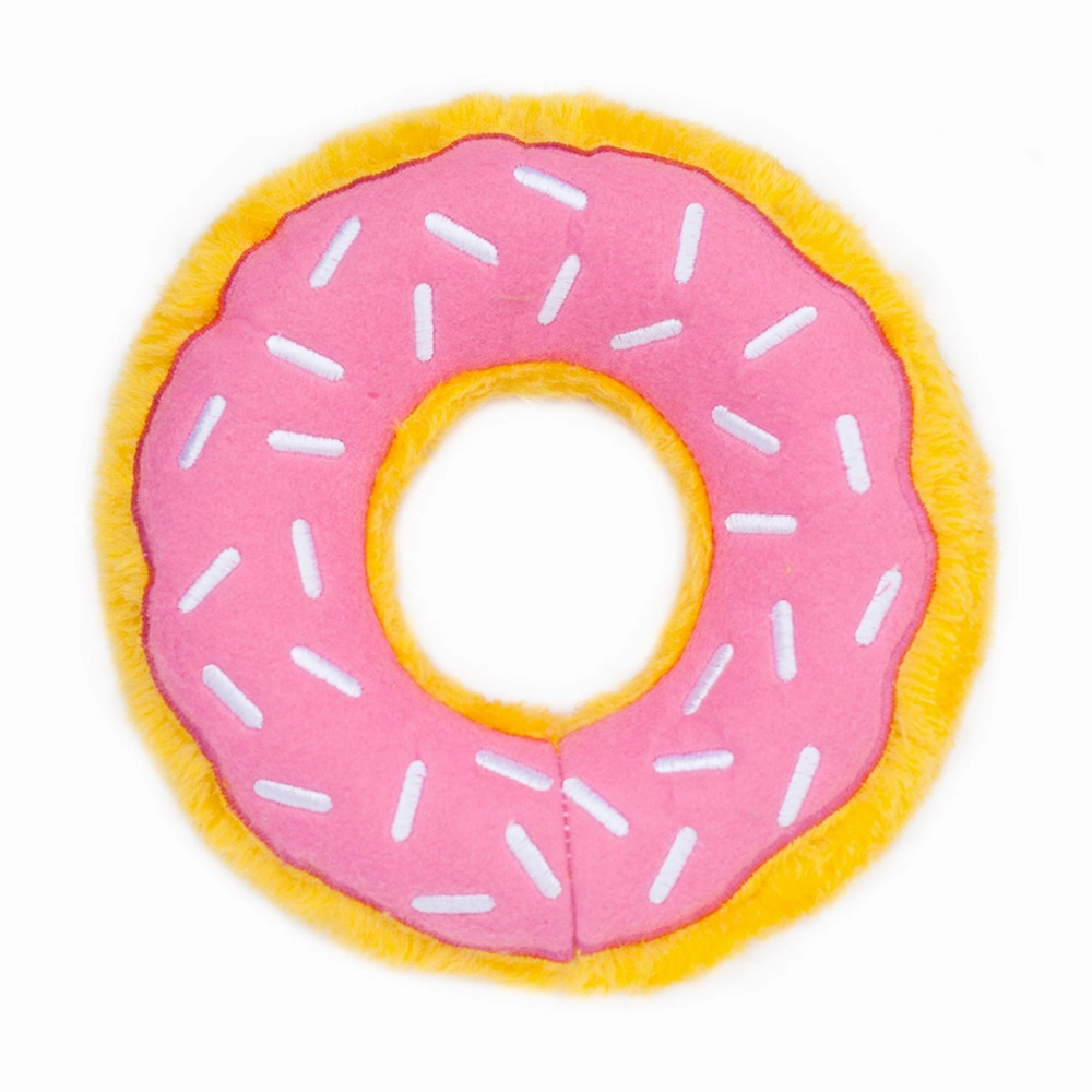 Zippy Squeaky Dog Toy, Donutz Strawberry Jumbo wet cat food,canned cat food,gravy cat food