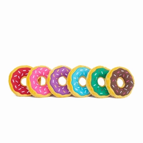 Zippy Squeaky Dog Toy, Miniz Donutz 6-piece Gift Box wet cat food,canned cat food,gravy cat food