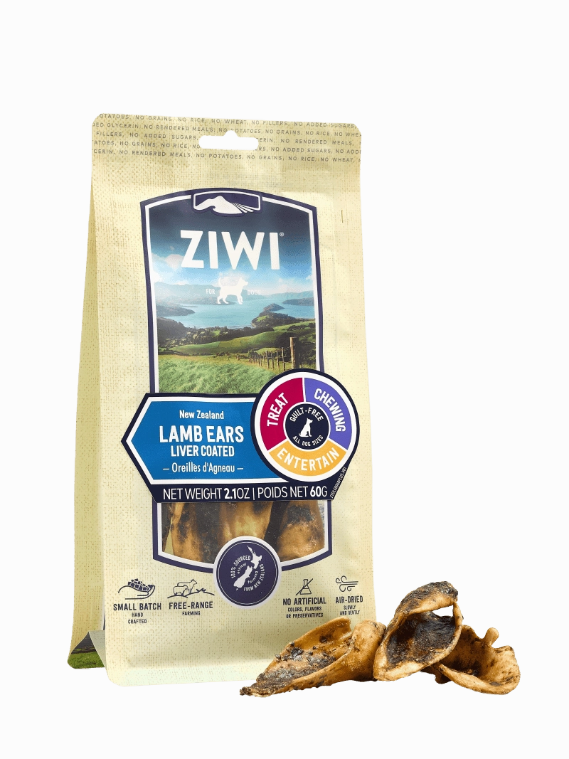 ZiwiPeak Oral Health Chews Lamb Ears 2.1oz Bag pet id tag,personalized dog tag,engraved cat id