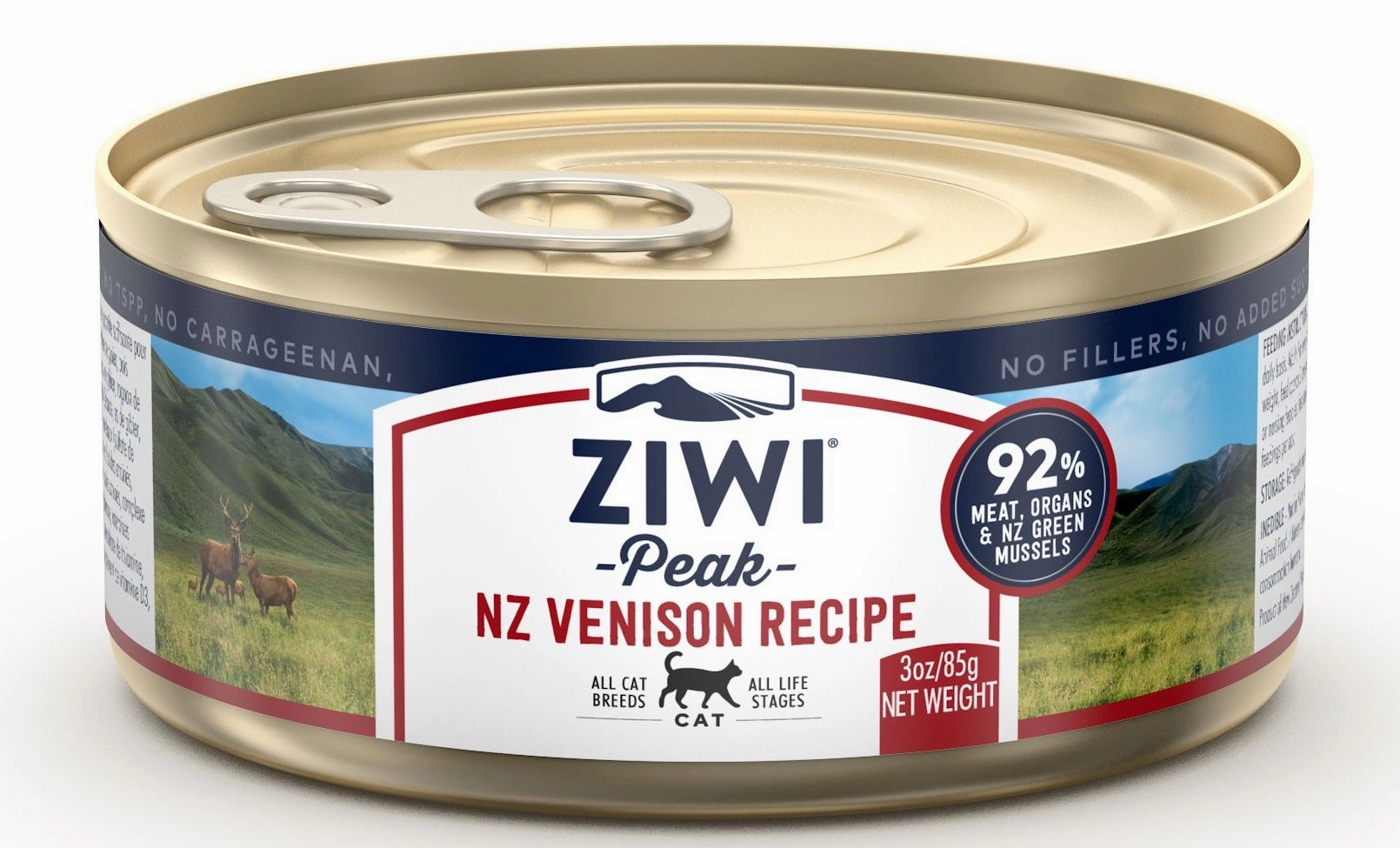 ZiwiPeak Wet Cat Food Venison grain free wet cat food,senior cat wet food,cat pt