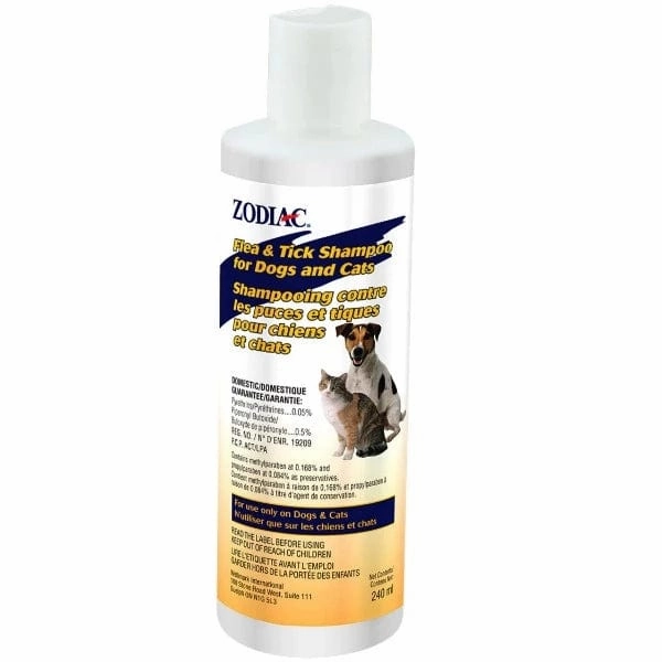 Zodiac Flea & Tick Shampoo for Dogs and Cats dog health supplement,dog multivitamin,canine health care