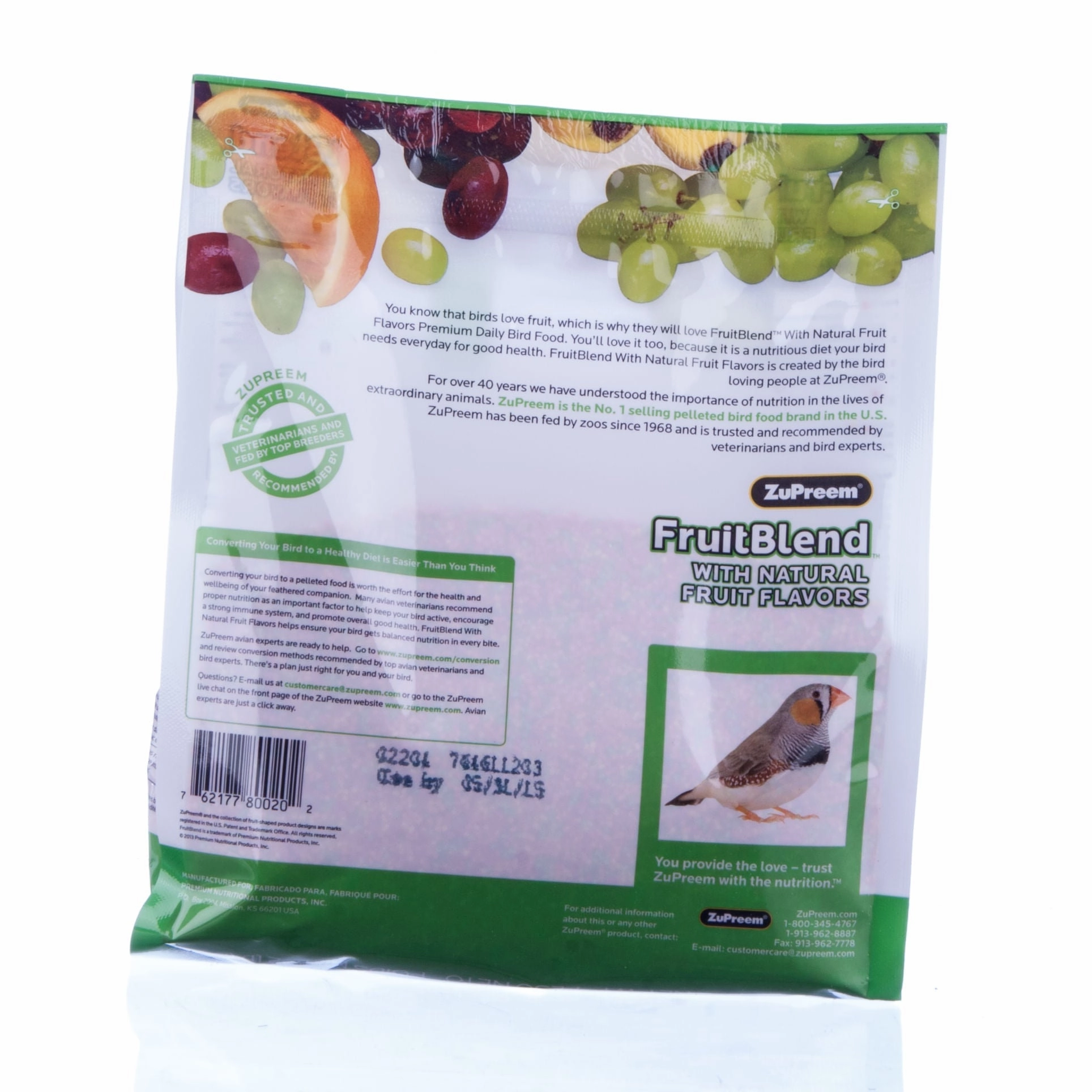 Zupreem FruitBlend Flavor Bird Food