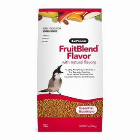 Zupreem FruitBlend Flavor for Song Birds 200g bird seed mix,small bird food,parakeet pellets