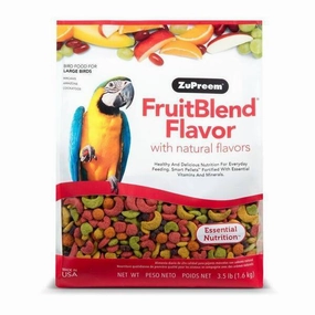 Zupreem Fruitblend for Large Bird 3.5lb bird seed mix,small bird food,parakeet pellets