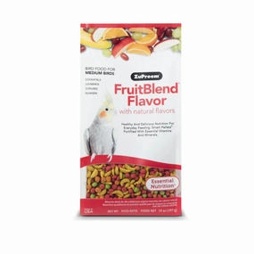 Zupreem Fruitblend for Medium Birds 397g bird seed mix,small bird food,parakeet pellets
