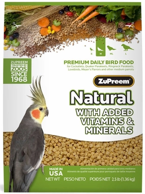 ZuPreem Natural Premium Daily Bird Food soft chew treat,chewy dog snacks,tender bites for dogs