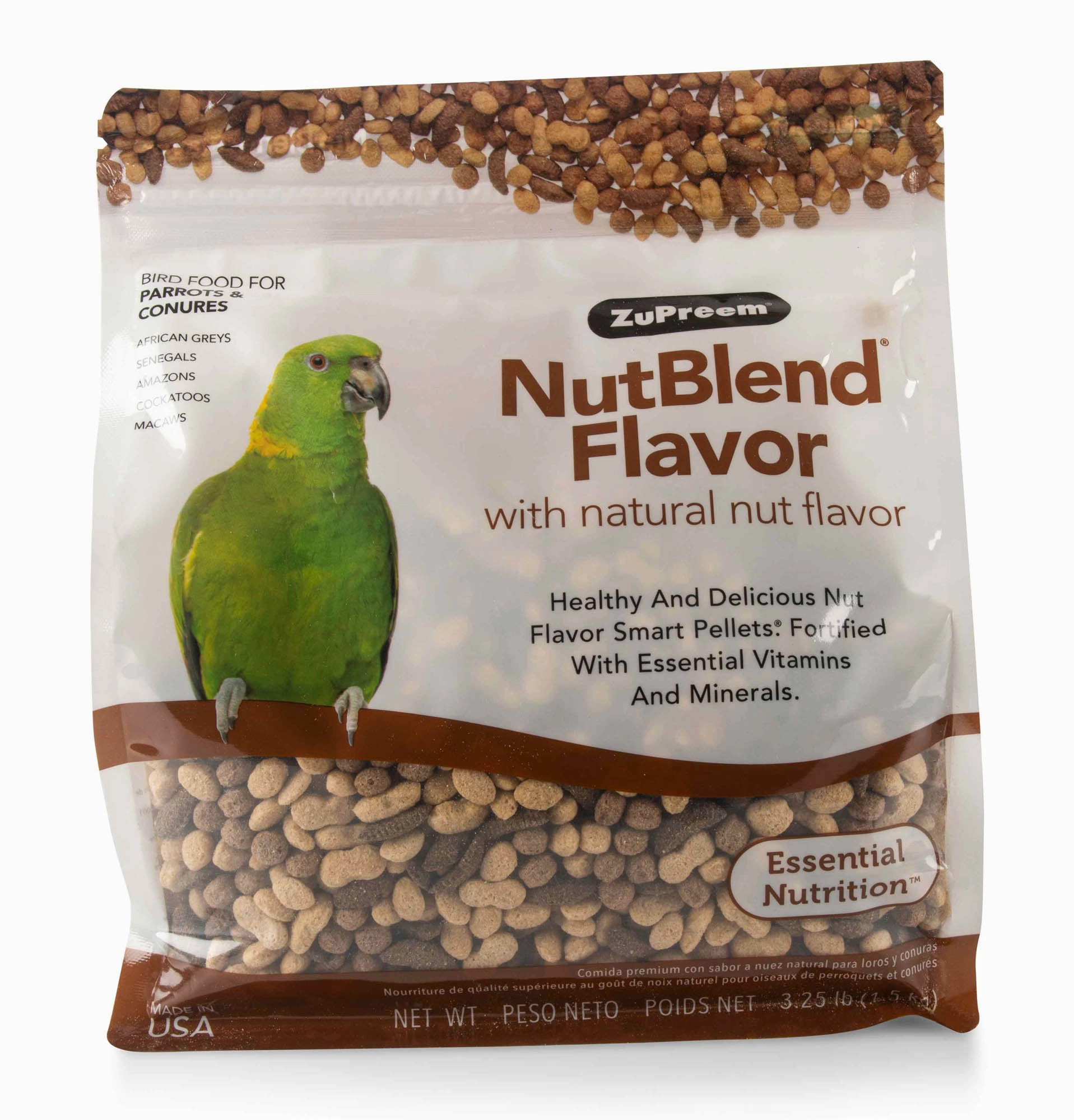Zupreem NutBlend Flavor Bird Food soft chew treat,chewy dog snacks,tender bites for dogs