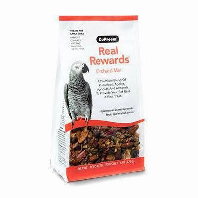 Zupreem Real Rewards Orchard Mix for Large Birds 170g bird seed mix,small bird food,parakeet pellets