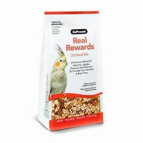 Zupreem Real Rewards Orchard Mix for Medium Birds 170g bird seed mix,small bird food,parakeet pellets