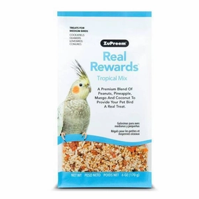 Zupreem Real Rewards Tropical Mix for Medium Birds 170g bird seed mix,small bird food,parakeet pellets