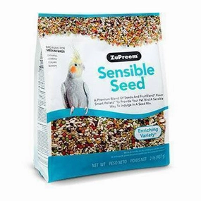 Zupreem Sensible Seed for Medium Birds 2lb bird seed mix,small bird food,parakeet pellets