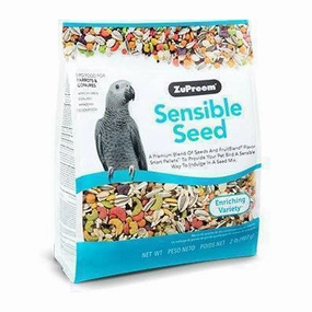 Zupreem Sensible Seed for Parrots & Conures 2lb bird seed mix,small bird food,parakeet pellets